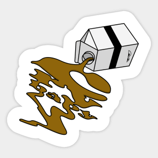 Spilt milk (chocolate edition) Sticker